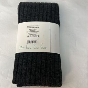 J. Crew Factory CE501  Gray J.Crew: Ribbed Tights For Women NWT size xs